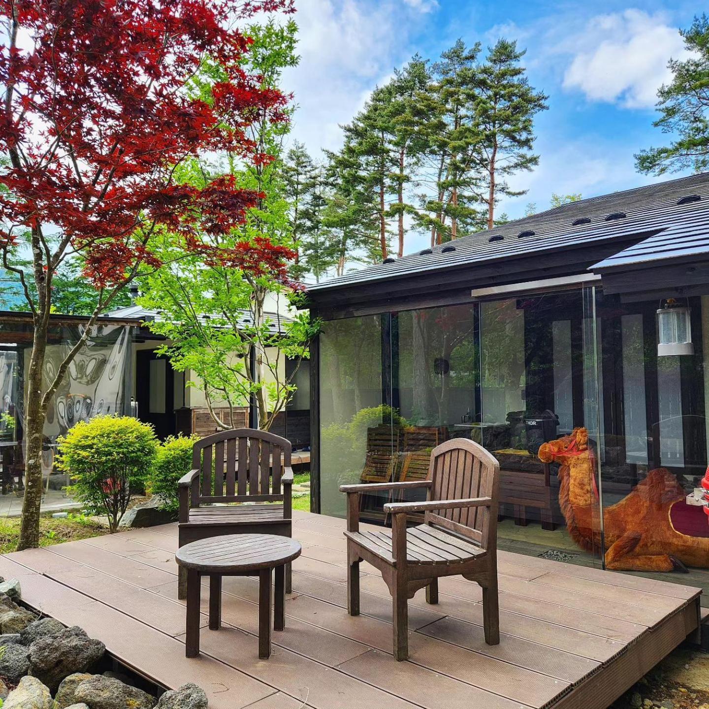 Glamping Villa Hanz Kawaguchiko Fujikawaguchiko Exterior photo