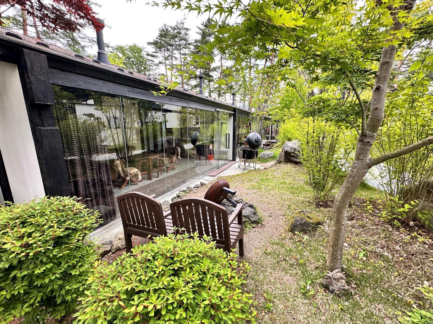 Glamping Villa Hanz Kawaguchiko Fujikawaguchiko Exterior photo